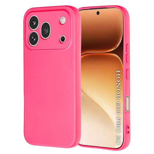 Etui na Honor 600 Pro, Techsuit, SoftFlex, Ciemnoróżowy