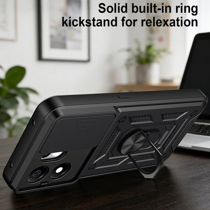 Etui na Honor 600 Smart, Techsuit, CamShield, Czarny