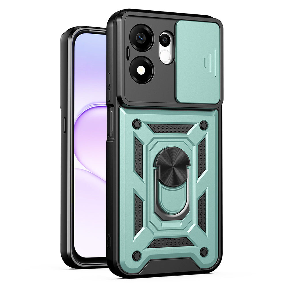 Etui na Honor 600 Smart, Techsuit, CamShield, Zielony