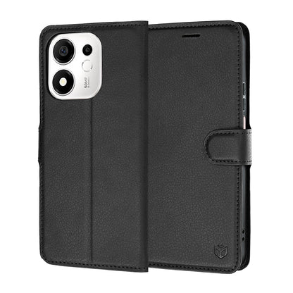 Etui na Honor 600 Smart, Techsuit, Leather Folio, czarne