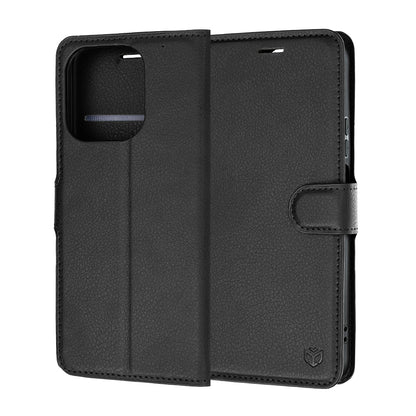 Etui na Honor 600 Smart, Techsuit, Leather Folio, czarne