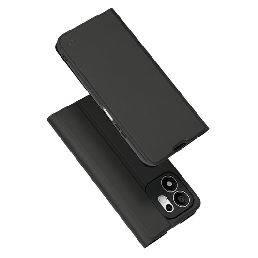 Etui do Honor 600 Smart, Techsuit, Magskin Book Long Blitz Cutout, Czarny