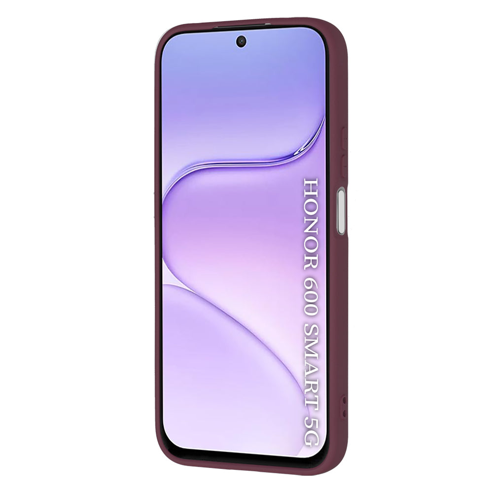 Etui na Honor 600 Smart, Techsuit, SoftFlex, Wiśniowy