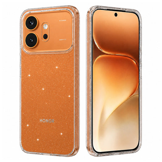 Case for Honor 600, Techsuit, SparkleSkin, Transparent