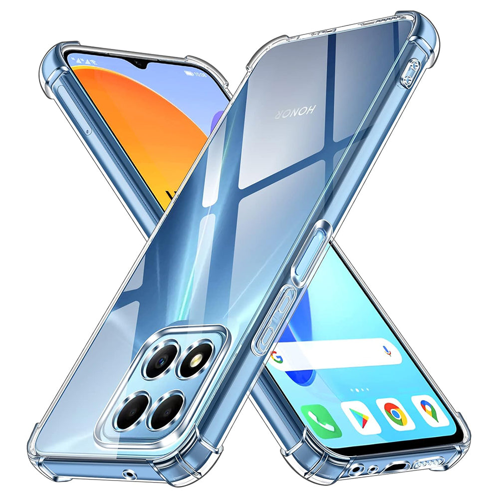 Etui na Honor 70 Lite / X6 / X8 5G, Techsuit, odporne na wstrząsy, przezroczyste