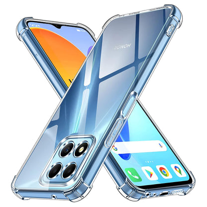 Etui na Honor 70 Lite / X6 / X8 5G, Techsuit, odporne na wstrząsy, przezroczyste
