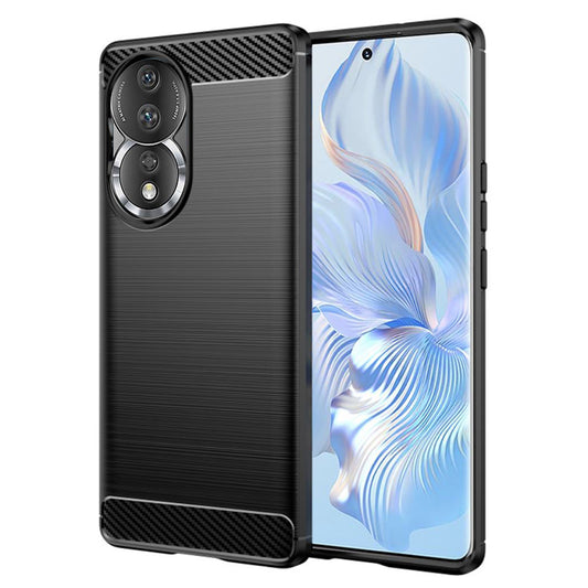 Etui na Honor 90 / 80, Techsuit, Carbon, Czarny
