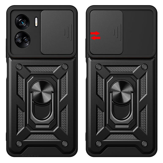 Etui na Honor 90 Lite, Techsuit, CamShield, czarne