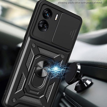 Etui na Honor 90 Lite, Techsuit, CamShield, czarne