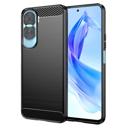 Etui na Honor 90 Lite, Techsuit, Carbon, Czarny