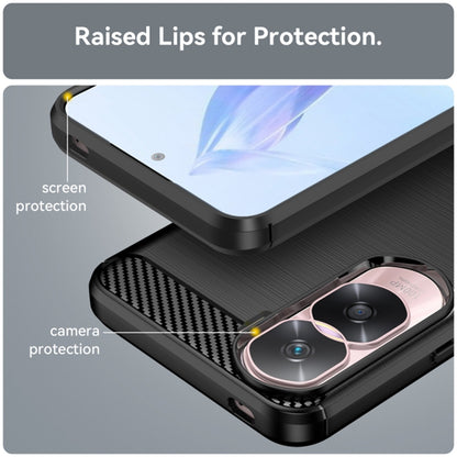Etui na Honor 90 Lite, Techsuit, Carbon, Czarny