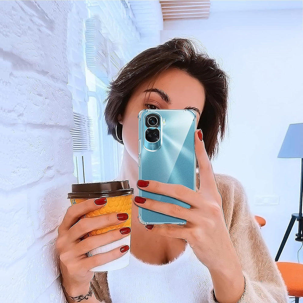 Etui na Honor 90 Lite, Techsuit, Shockproof Clear, Przezroczyste