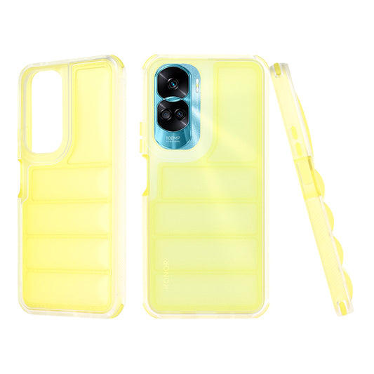 Etui na Honor 90 Lite, Techsuit, Wave Shield, Żółte