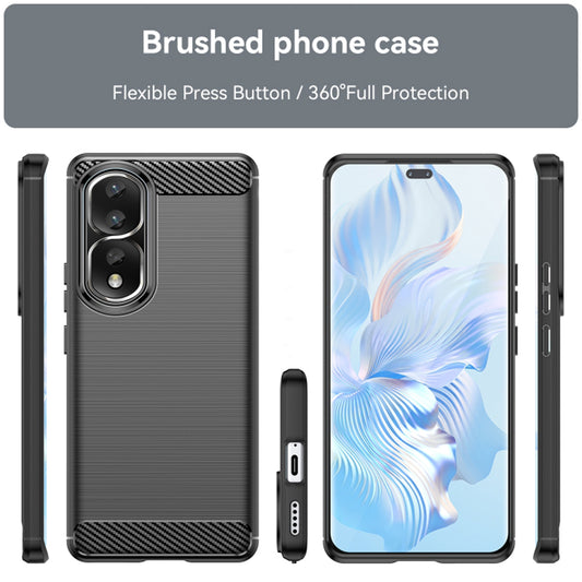 Etui na Honor 90 Pro / 80 Pro, Techsuit, Carbon, Czarne