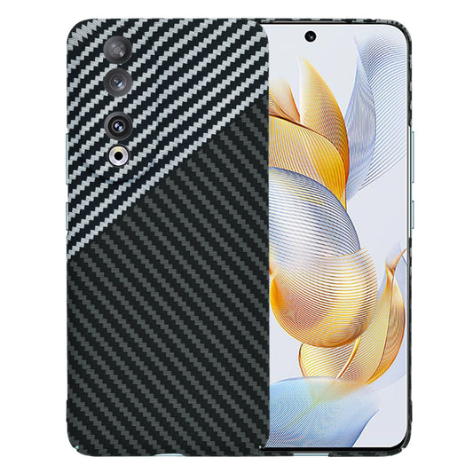Etui na Honor 90, Techsuit, Carbonite FiberShell, Czarny Szary