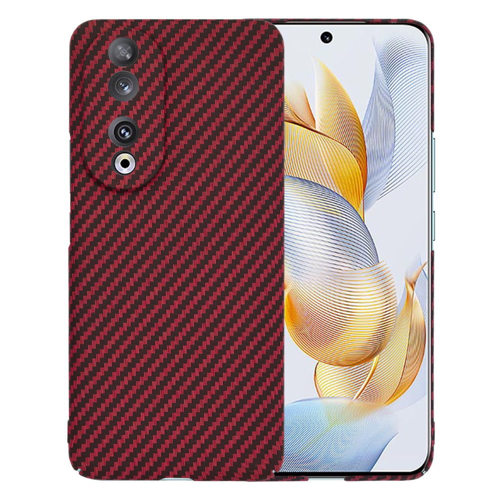 Etui na Honor 90, Techsuit, Carbonite FiberShell, Czerwony