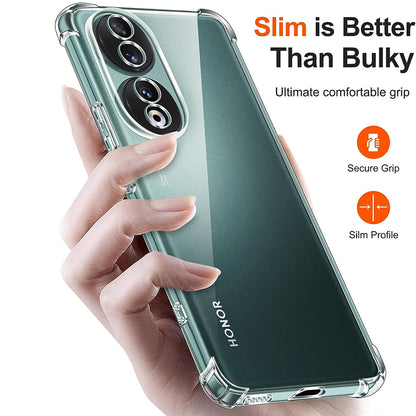 Etui na Honor 90, Techsuit, Shockproof Clear, Przezroczyste