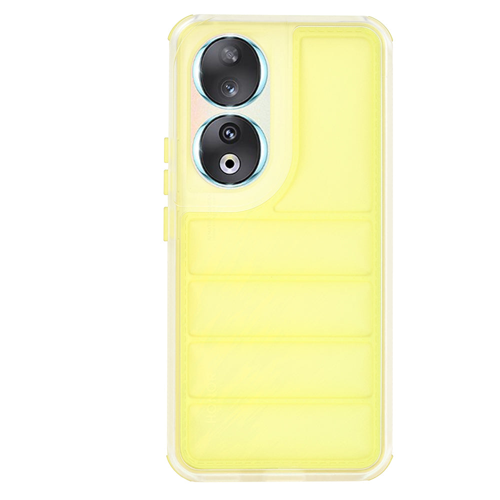 Etui na Honor 90, Techsuit, Wave Shield, Żółte