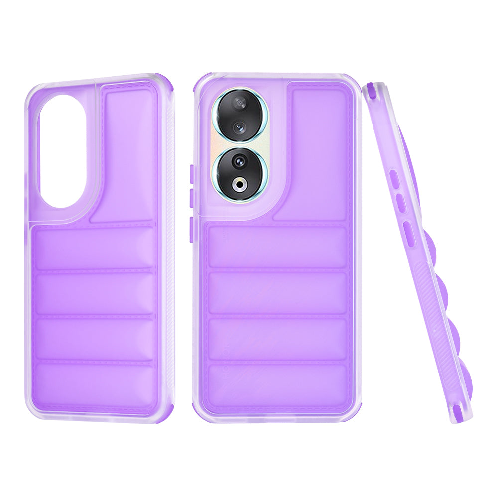Etui na Honor 90, Techsuit, Wave Shield, Fioletowy