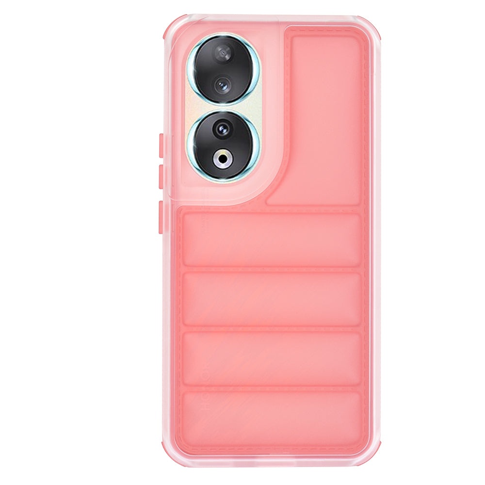 Etui na Honor 90, Techsuit, Wave Shield, Czerwony