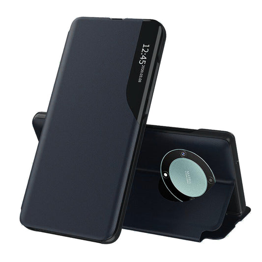 Etui na Honor Magic5 Lite, Techsuit, eFold, Ciemnoniebieskie