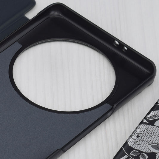 Etui na Honor Magic5 Lite, Techsuit, eFold, Ciemnoniebieskie