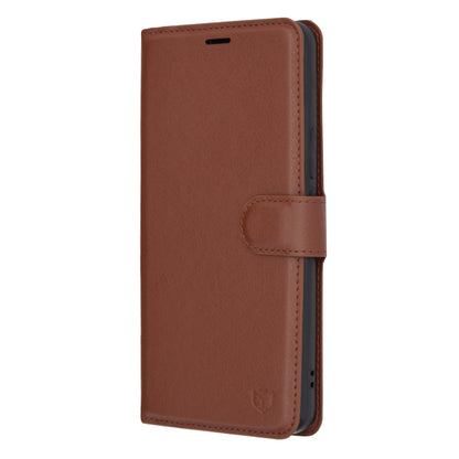Case for Honor Magic5 Pro, Techsuit, Leather Folio, Brown