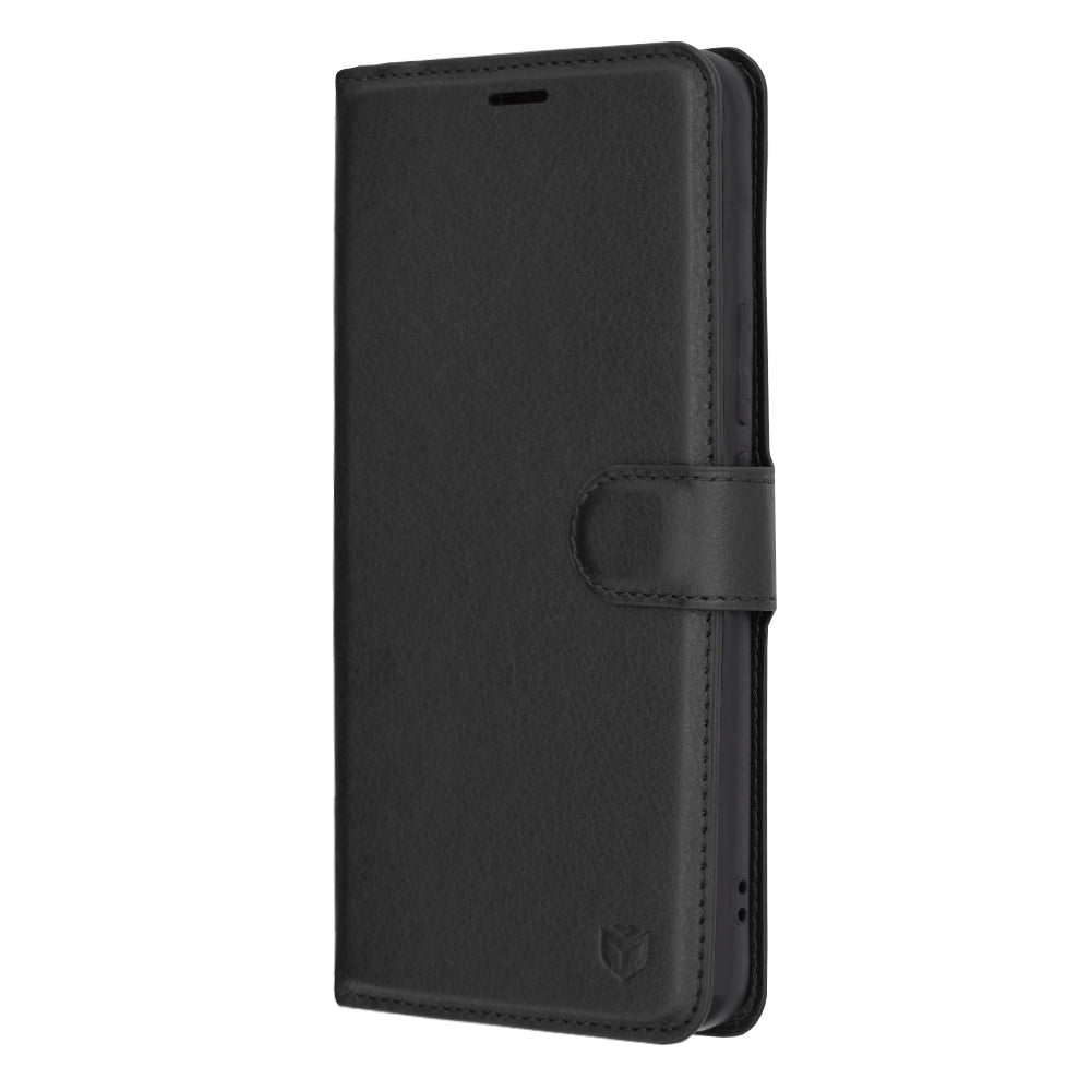 Case for Honor Magic5 Pro, Techsuit, Leather Folio, Black