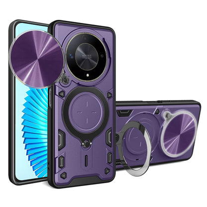 Case for Honor Magic6 Lite, Techsuit, CamGuard Pro, Purple