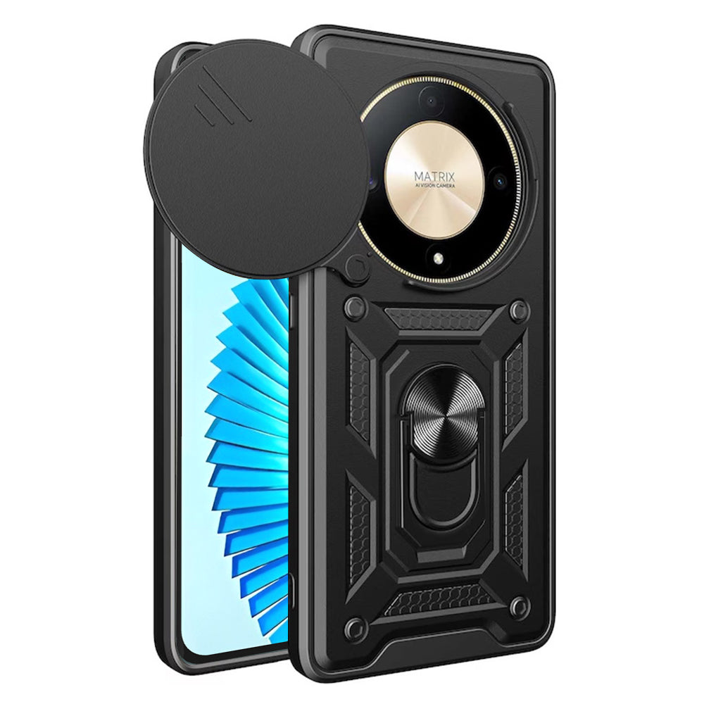 Etui na Honor Magic6 Lite, Techsuit, CamShield, Czarny