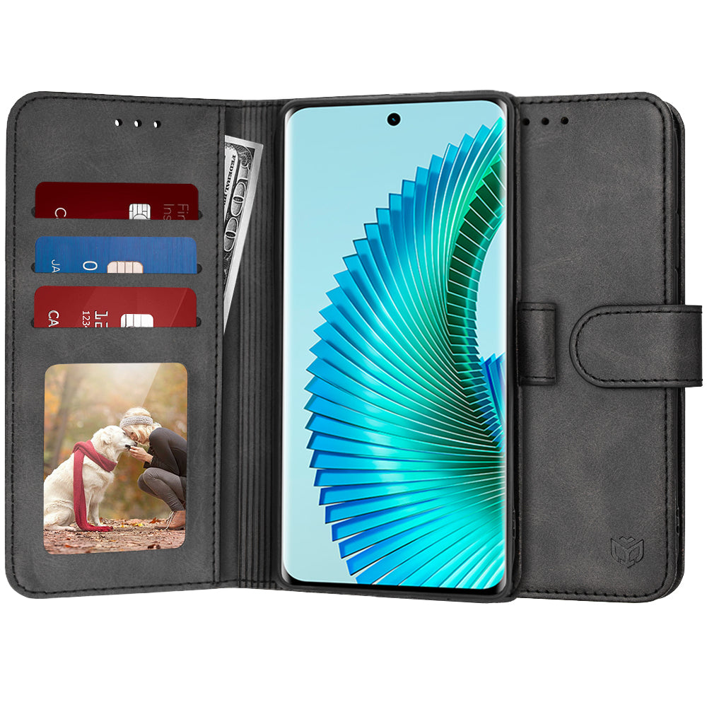 Etui na Honor Magic6 Lite, Techsuit, Diary Book, czarne