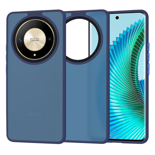 Etui na Honor Magic6 Lite, Techsuit, HaloFrost, Granatowe