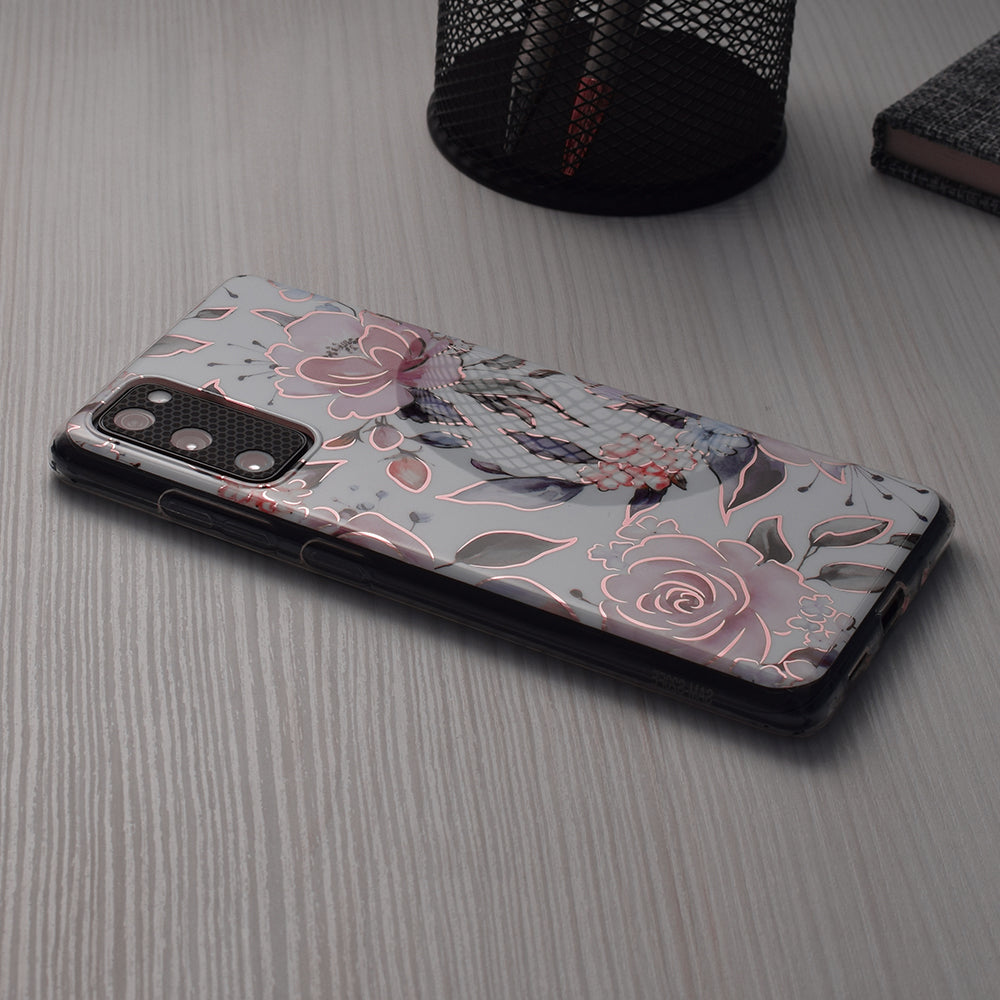 Etui na Honor Magic6 Lite, Techsuit, Marble, Białe