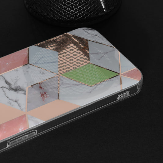 Etui na Honor Magic6 Lite, Techsuit, Marble, Fioletowy