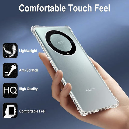 Etui na Honor Magic6 Lite, Techsuit, Shockproof Clear, Przezroczyste