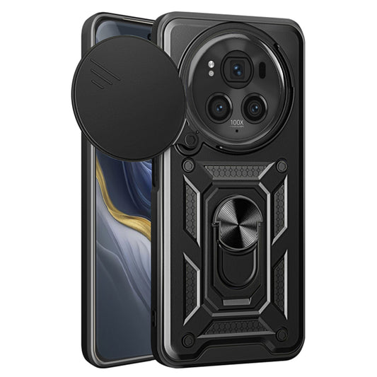 Etui na Honor Magic6 Pro, Techsuit, CamShield, czarne