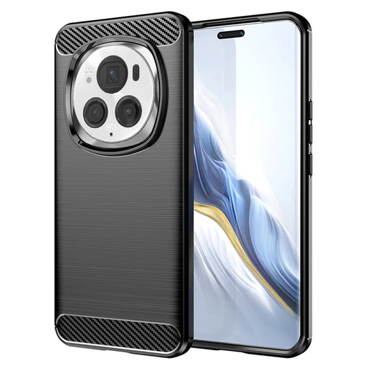 Etui na Honor Magic6 Pro, Techsuit, Carbon, Czarny