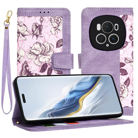 Etui na Honor Magic6 Pro, Techsuit, FlipCraft, Fioletowy
