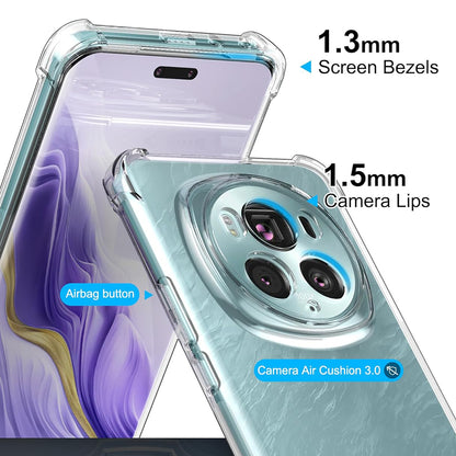 Case for Honor Magic6 Pro, Techsuit, Shockproof Clear, Transparent
