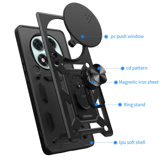 Etui na Honor Magic7 Pro, Techsuit, CamShield, Czarna