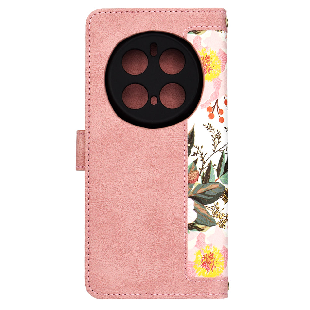 Etui na Honor Magic7 Pro, Techsuit, FlipCraft, Różowe