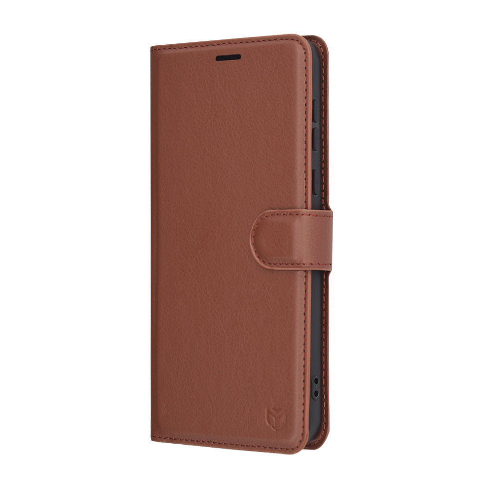 Etui na Honor Magic7 Pro, Techsuit, Leather Folio, Brązowe