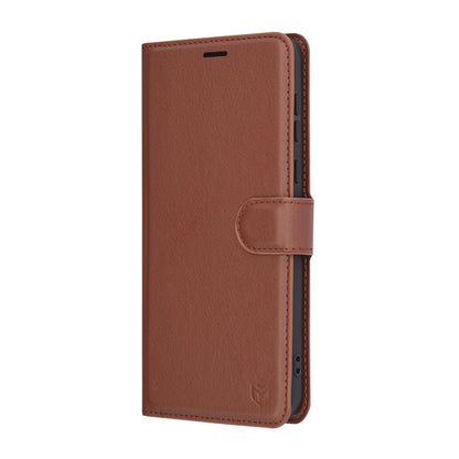 Etui na Honor Magic7 Pro, Techsuit, Leather Folio, Brązowe