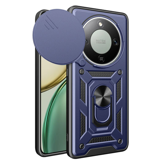 Etui na Honor Magic8 Lite, Techsuit, CamShield, Niebieskie