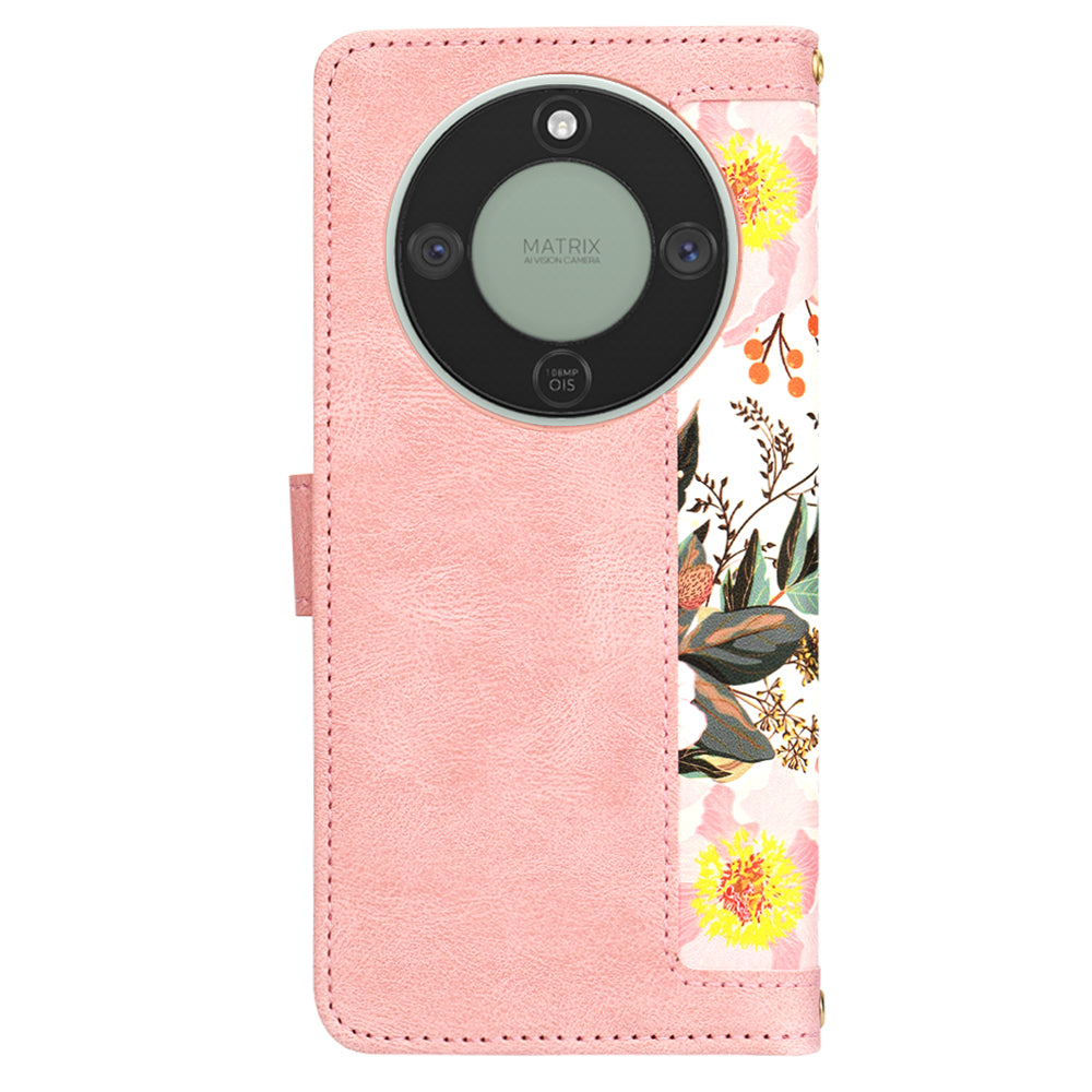 Case for Honor Magic8 Lite, Techsuit, FlipCraft, Pink