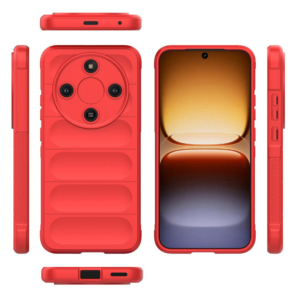 Etui na Honor Magic8 Lite, Techsuit, Magic Shield, Czerwony