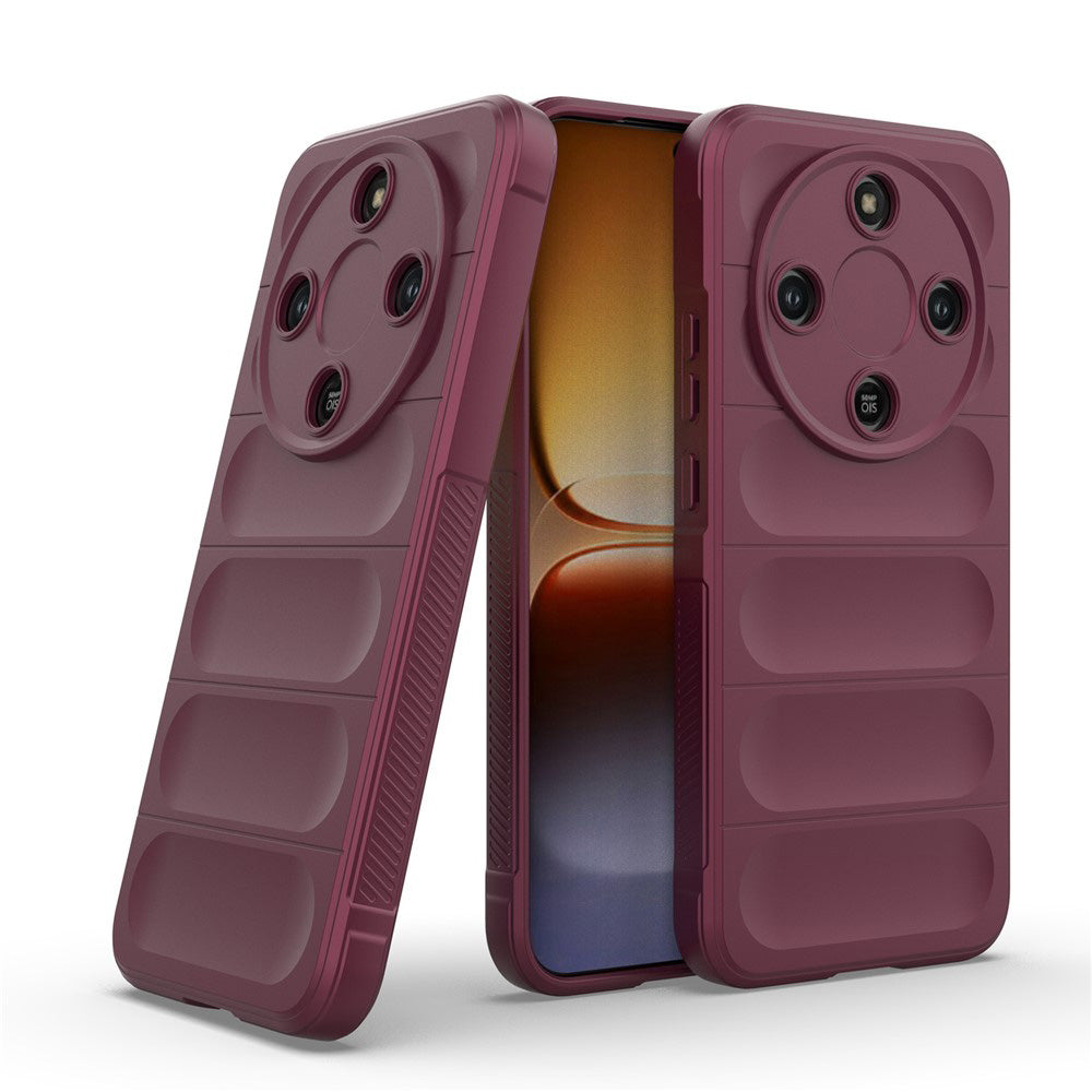 Etui na Honor Magic8 Lite, Techsuit, Magic Shield, Wiśniowy