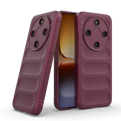 Etui na Honor Magic8 Lite, Techsuit, Magic Shield, Wiśniowy