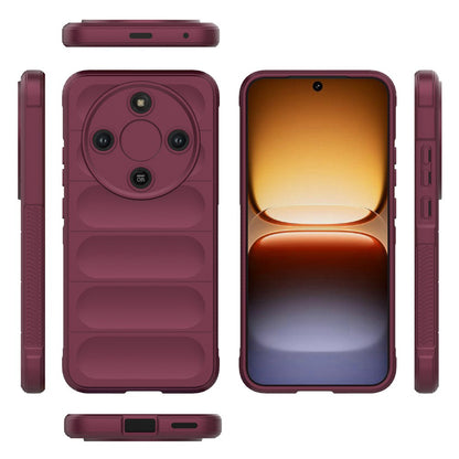 Etui na Honor Magic8 Lite, Techsuit, Magic Shield, Wiśniowy