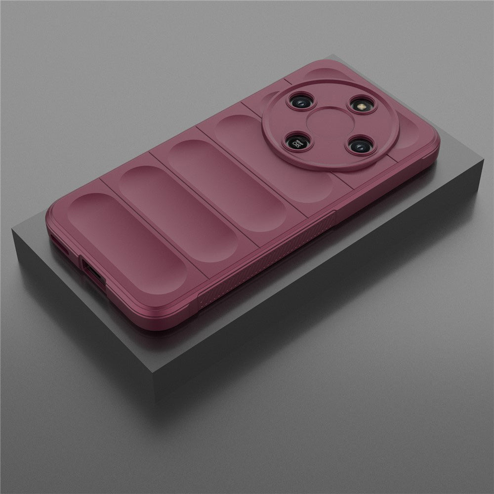 Etui na Honor Magic8 Lite, Techsuit, Magic Shield, Wiśniowy